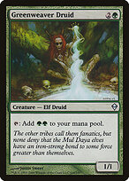 Druida Trança-Verde — Zendikar 164