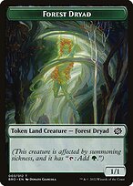 Forest Dryad — The Brothers' War Tokens 3