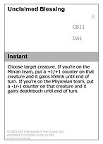 Unclaimed Blessing — Unknown Event CB11