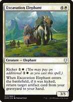 Elefante de Escavação — Dominaria 17