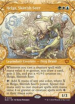 Helga, Skittish Seer — Bloomburrow 332