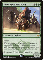 Mastodonte da Estepe Arenosa — Fate Reforged 137