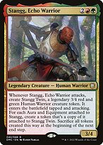 Stangg, Guerreiro do Eco — Dominaria United Commander 42