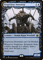 Clandestina Suspeita // Lobisomem Marinheira — Innistrad: Midnight Hunt 288