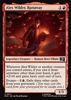 Alex Wilder, Runaway — Marvel Super Heroes Commander 677