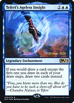 Percepção Atemporal de Teferi — Core Set 2021 Promos 76s