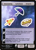 Unassuming Gelatinous Serpent — Unfinity Sticker Sheets 36