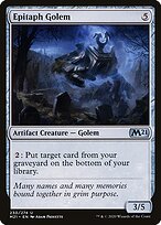 Golem do Epitáfio — Core Set 2021 230