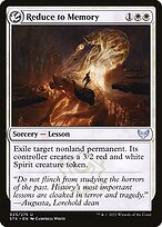 Reduzir a Lembranças — Strixhaven: School of Mages 25