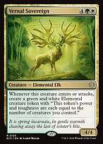 Vernal Sovereign — Lorwyn Eclipsed Commander 135