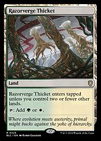Bosque das Margens Cortantes — Bloomburrow Commander 325