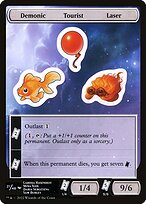 Demonic Tourist Laser — Unfinity Sticker Sheets 21