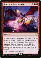 Intervenção Dragônica — Strixhaven: School of Mages Promos 96p