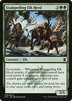 Rebanho de Alces Galopantes — Dragons of Tarkir 208