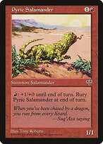 Salamandra Pirética — Mirage 187