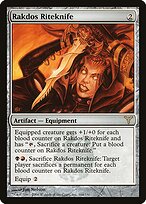 Adaga Ritualística Rakdos — Dissension 164