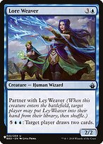 Lore Weaver — The List BBD-22