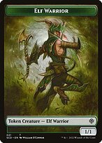 Elf Warrior — Starter Commander Deck Tokens 21
