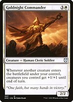 Comandante dos Noite Dourada — Kaldheim Commander 27