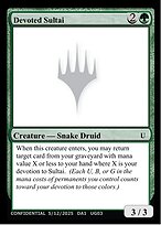 Devoted Sultai — Unknown Event UG03