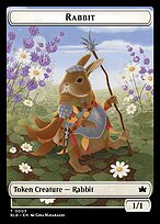 Rabbit — Bloomburrow Tokens 3