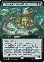 Viúva-verde de Llanowar — Dominaria United 415