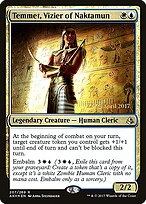 Temmet, Vizir de Nactamon — Amonkhet Promos 207s