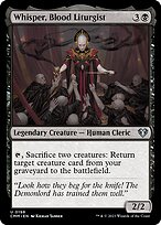 Sussurro, Liturgista do Sangue — Commander Masters 198