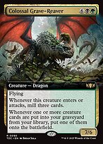 Colossal Grave-Reaver — Tarkir: Dragonstorm Commander 90
