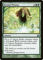 Ameaça Bestial — Commander 2011 144