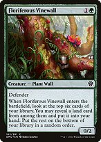Barreira de Vinhas Florífera — Dominaria United 163