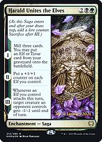 Harald Une os Elfos — Kaldheim Promos 213s