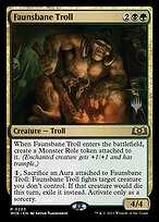 Trol Ruína dos Faunos — Wilds of Eldraine Promos 203p