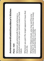 Asmoranomardicadaistinaculdacar's Kitchen — Black Lotus Unknown Planechase PLA025