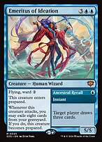 Emeritus of Ideation // Ancestral Recall — Secrets of Strixhaven Promos 45p