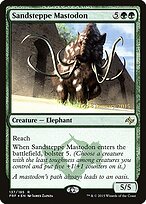 Mastodonte da Estepe Arenosa — Fate Reforged Promos 137s
