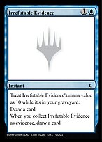 Irrefutable Evidence — Unknown Event CU01