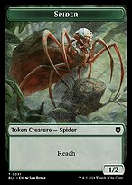 Spider — Bloomburrow Commander Tokens 31