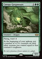 Canopy Gargantuan — Tarkir: Dragonstorm Commander 45