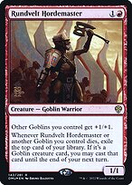 Mestre de Horda de Rundvelt — Dominaria United Promos 142s