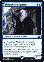 Eremita Malevolente // Geist Benevolente — Innistrad: Midnight Hunt Promos 61s