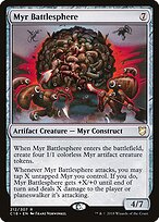 Esfera de Batalha Myr — Commander 2018 212