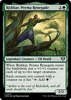 Rishkar, Renegado de Peema — Commander Masters 317