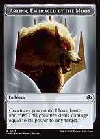 Arlinn, Embraced by the Moon Emblem — Innistrad Remastered Tokens 23
