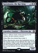 Karumonix, o Rei dos Ratos — Phyrexia: All Will Be One Promos 98s