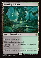 Festering Thicket — Lorwyn Eclipsed Commander 61