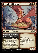 Dragão Decadente // Gosto Refinado — Wilds of Eldraine 287