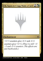 Uh, Squen & Cragg Made a Card — Unknown Event RZ02h