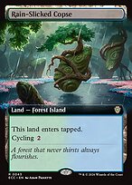 Rain-Slicked Copse — Lorwyn Eclipsed Commander 43