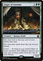 Áugure do Outono — Innistrad: Midnight Hunt Promos 168p